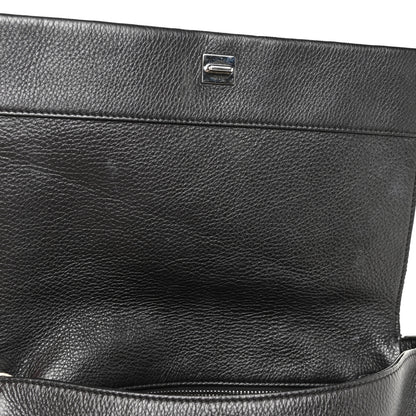 Givenchy Pebbled Calfskin Small Pandora Pure Flap Bag Dark Brown 19 of 30