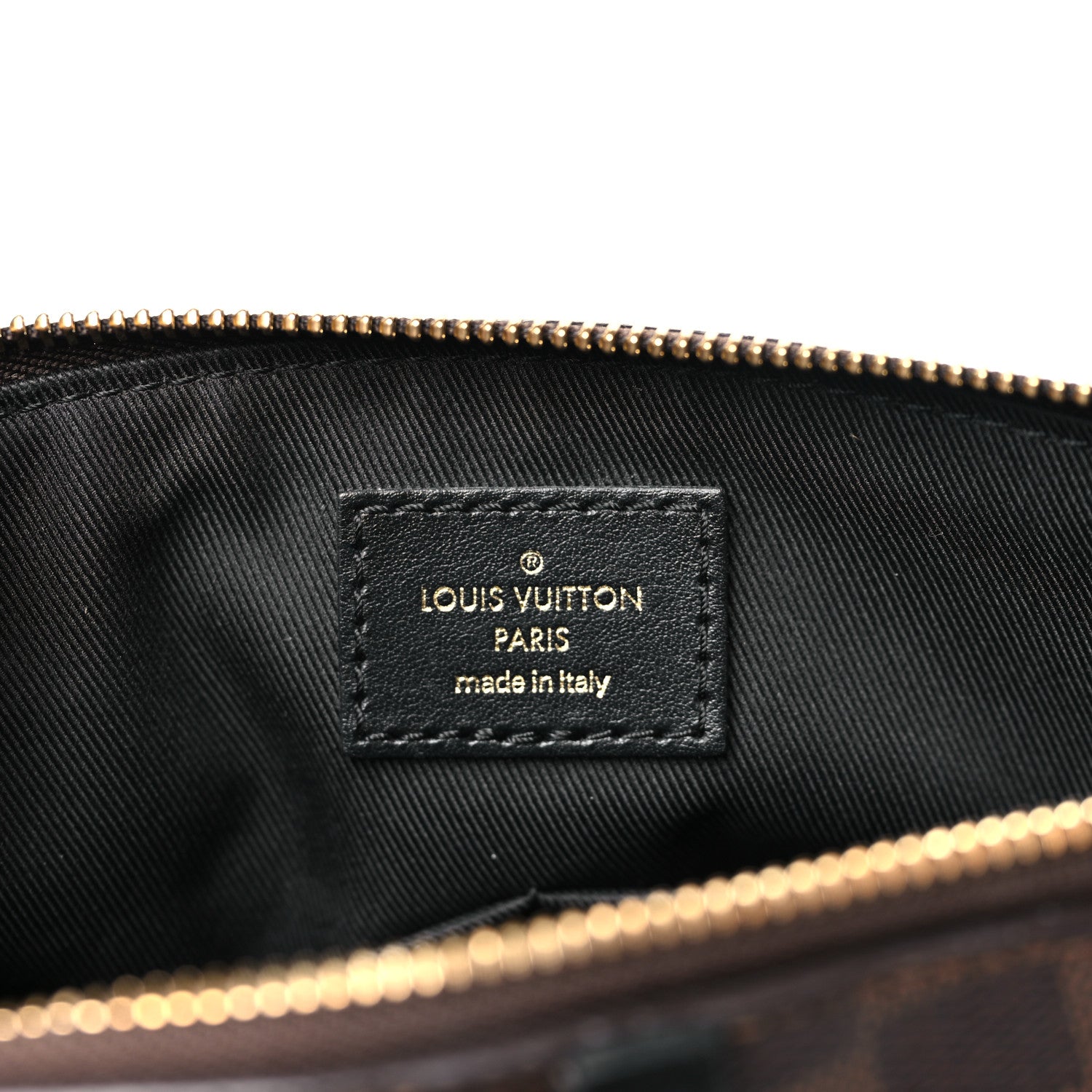 Louis Vuitton Damier Ebene Odeon Tote PM Black 6 of 9