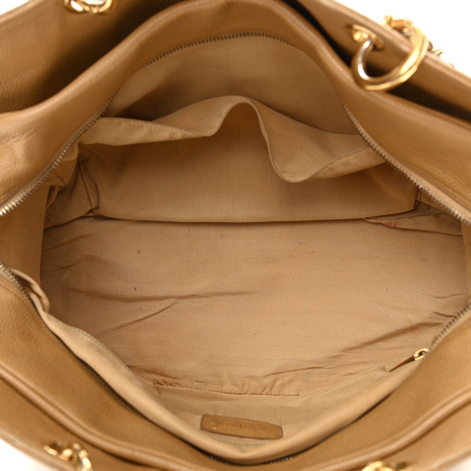 Chanel Caviar Quilted Grand Timeless Tote GTT Beige 4 of 14
