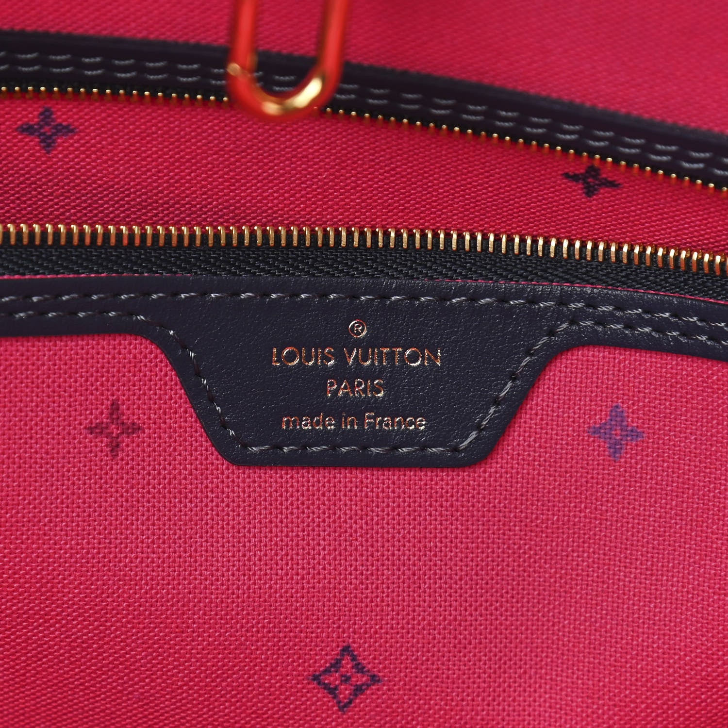Louis Vuitton Monogram Giant Spring In The City Neverfull MM Midnight Fuchsia 6 of 9
