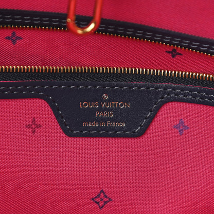 Louis Vuitton Monogram Giant Spring In The City Neverfull MM Midnight Fuchsia 6 of 9
