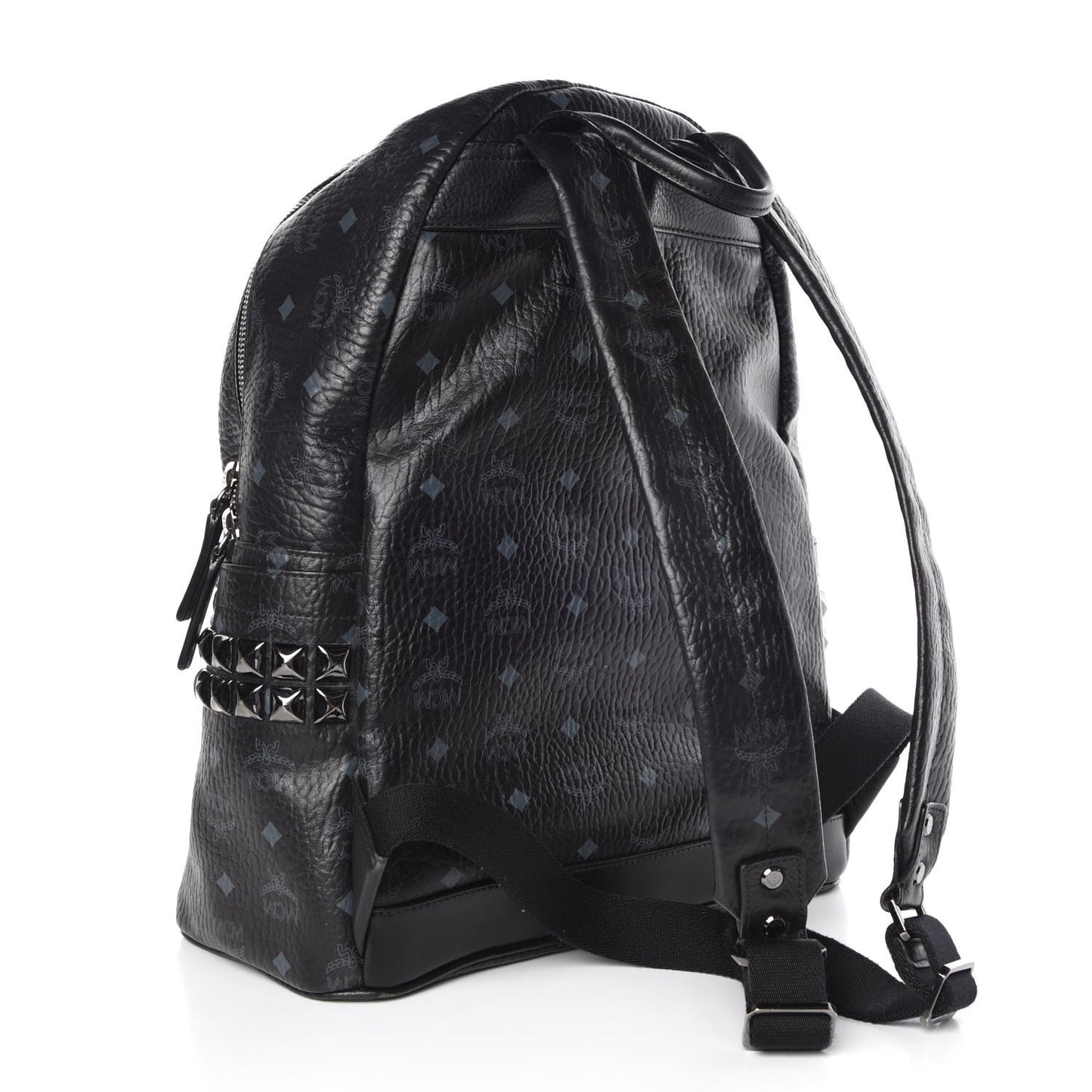 Visetos Medium Side Studs Stark Backpack Black