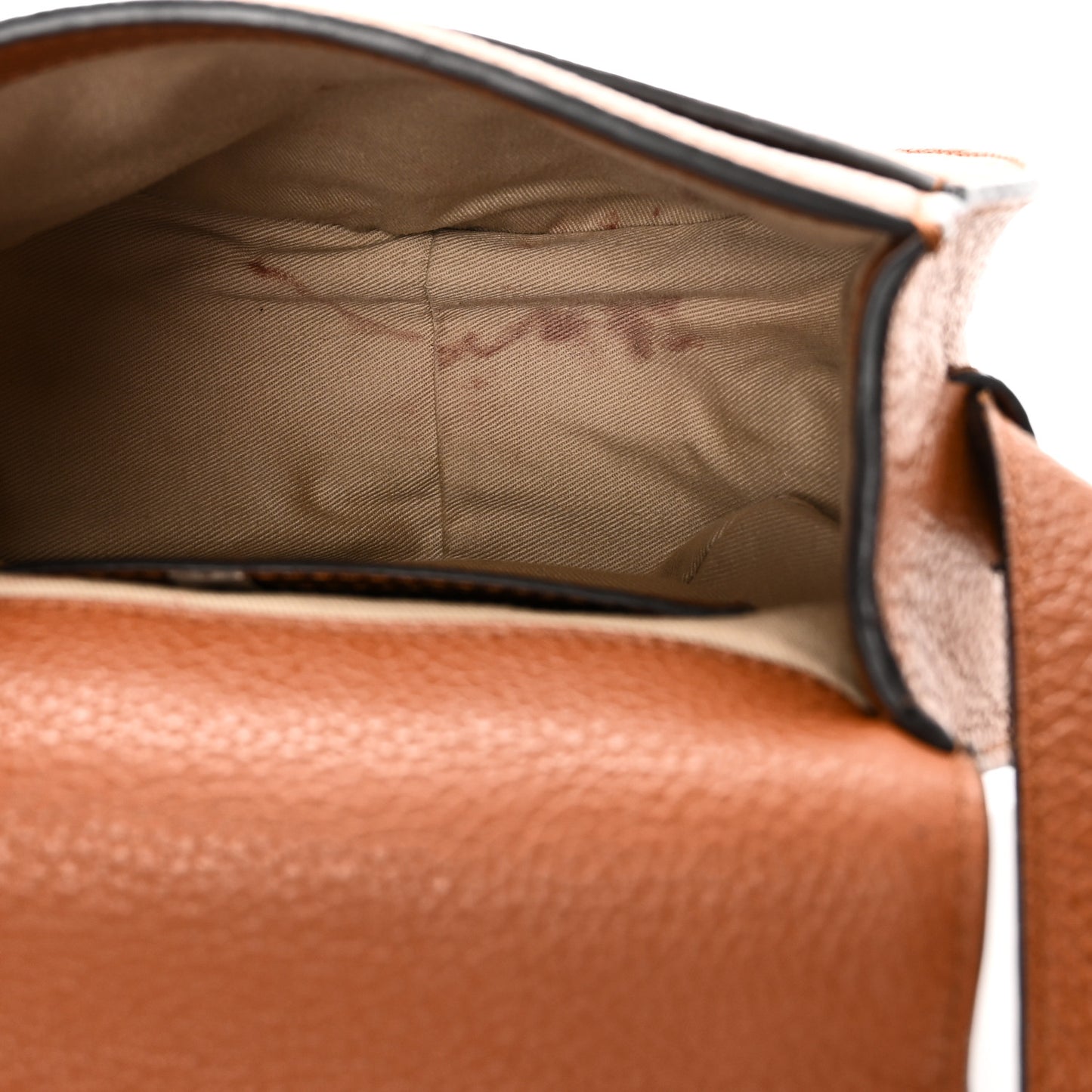 Calfskin Mini Marcie Round Crossbody Bag Tan