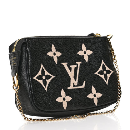 Louis Vuitton Empreinte Monogram Giant Mini Pochette Accessories Black 3 of 6
