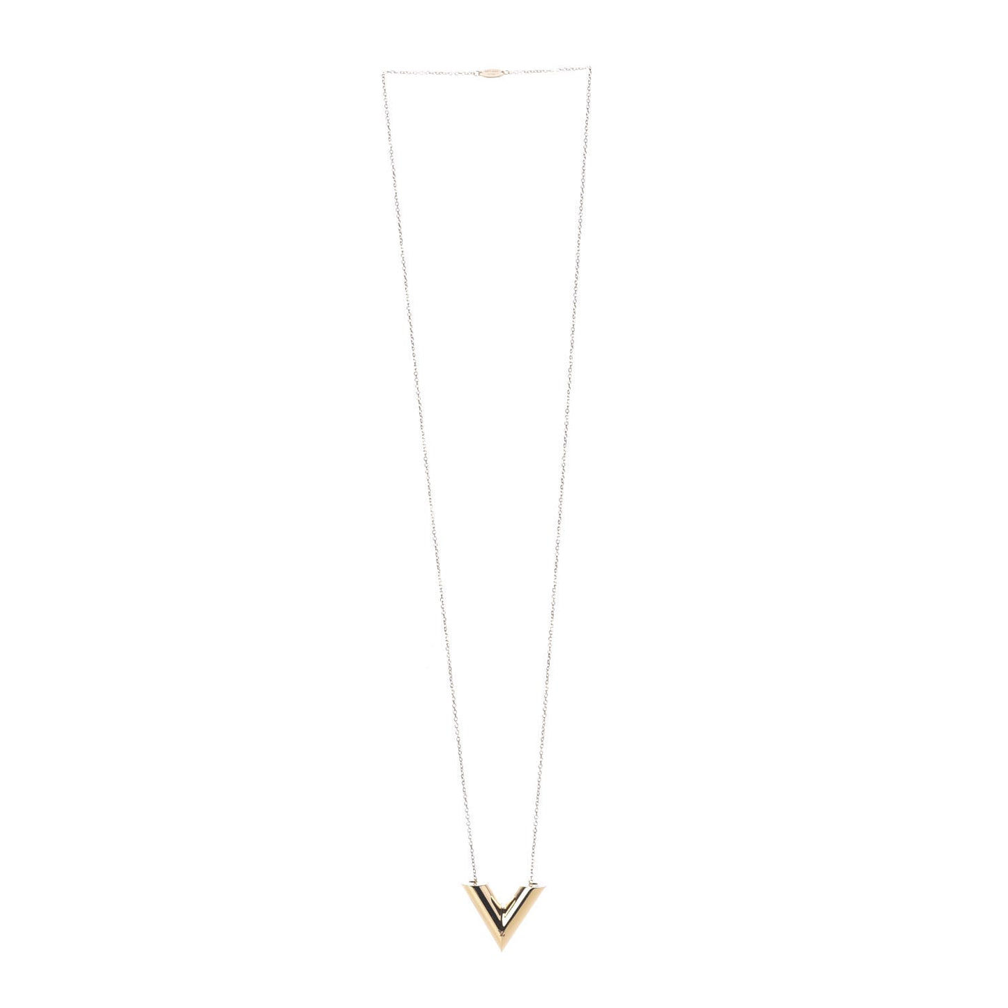 Essential V Necklace Gold