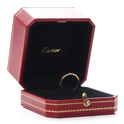 Cartier 18K Pink Gold 3.5mm LOVE Wedding Band Ring 54 6.75 5 of 6