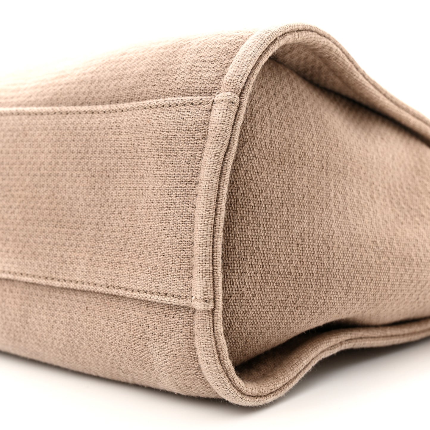 Canvas Small Deauville Tote Beige Brown