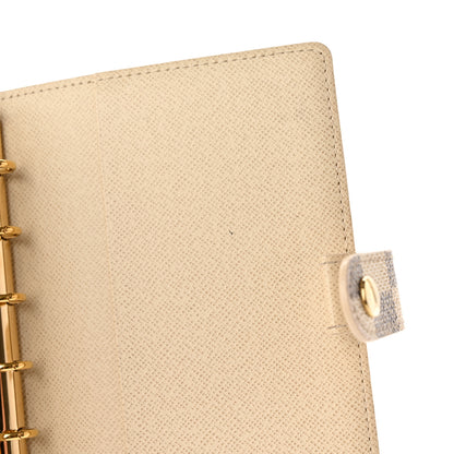Louis Vuitton Damier Azur Small Ring Agenda Cover 9 of 12