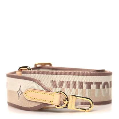 Louis Vuitton Jacquard Neverfull BB Shoulder Strap Beige Brown 1 of 3