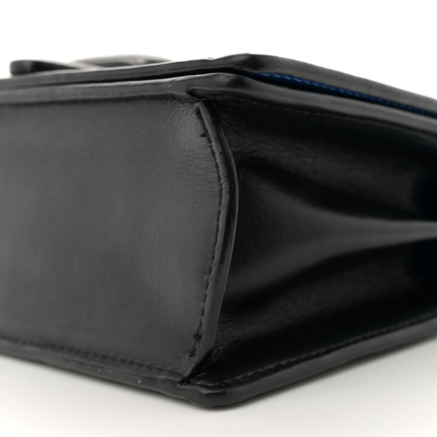 Calfskin Hearts Small Barcelona Shoulder Bag Black