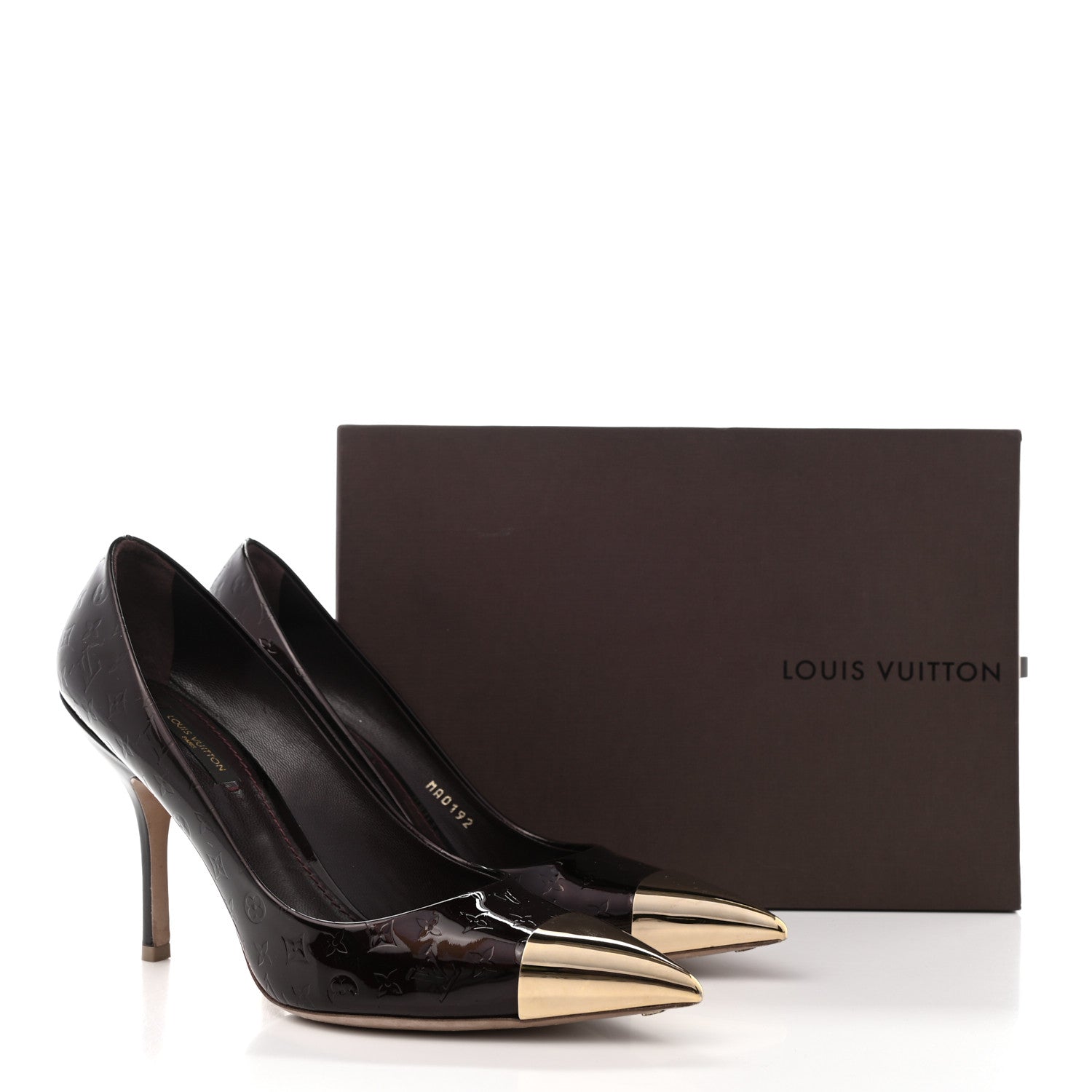 Louis Vuitton Vernis Allamanda Pumps 38.5 Amarante 13 of 13