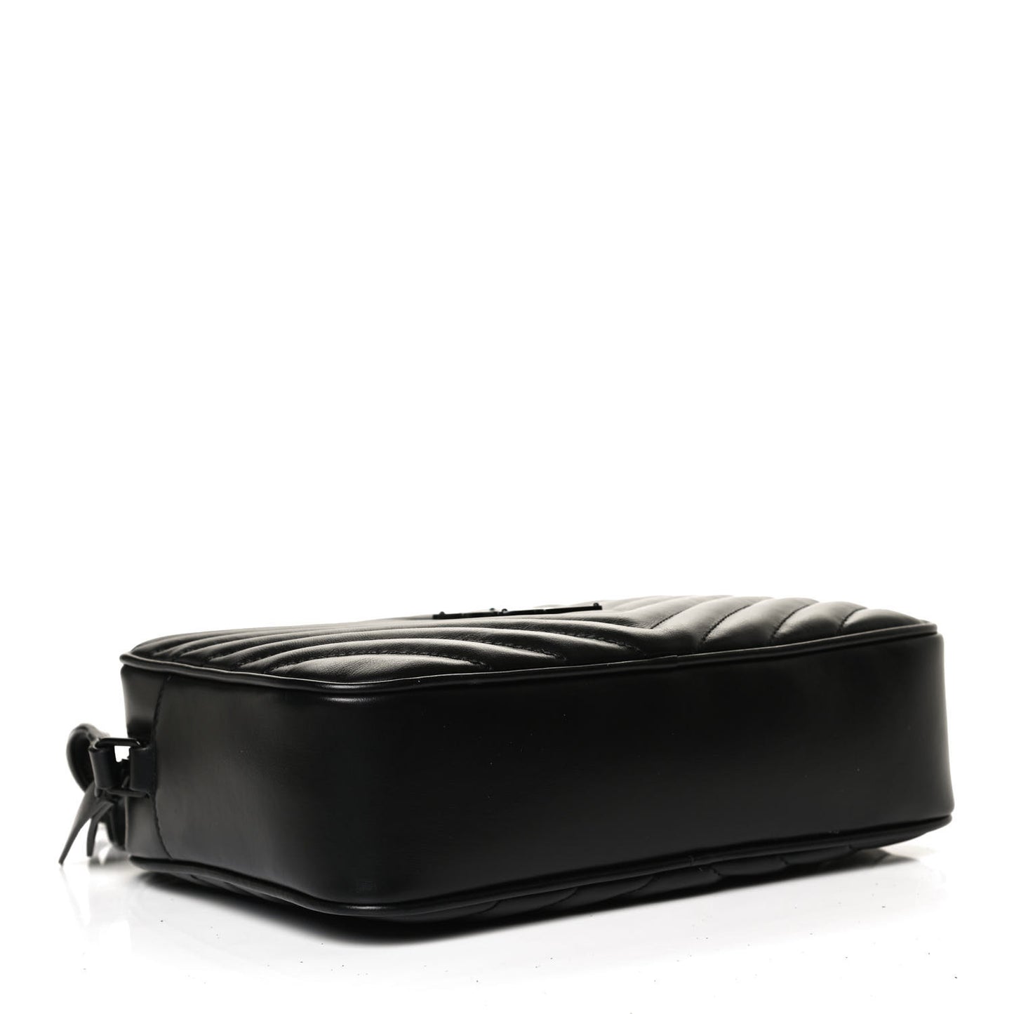 Calfskin Matelasse Monogram Lou Camera Bag Black