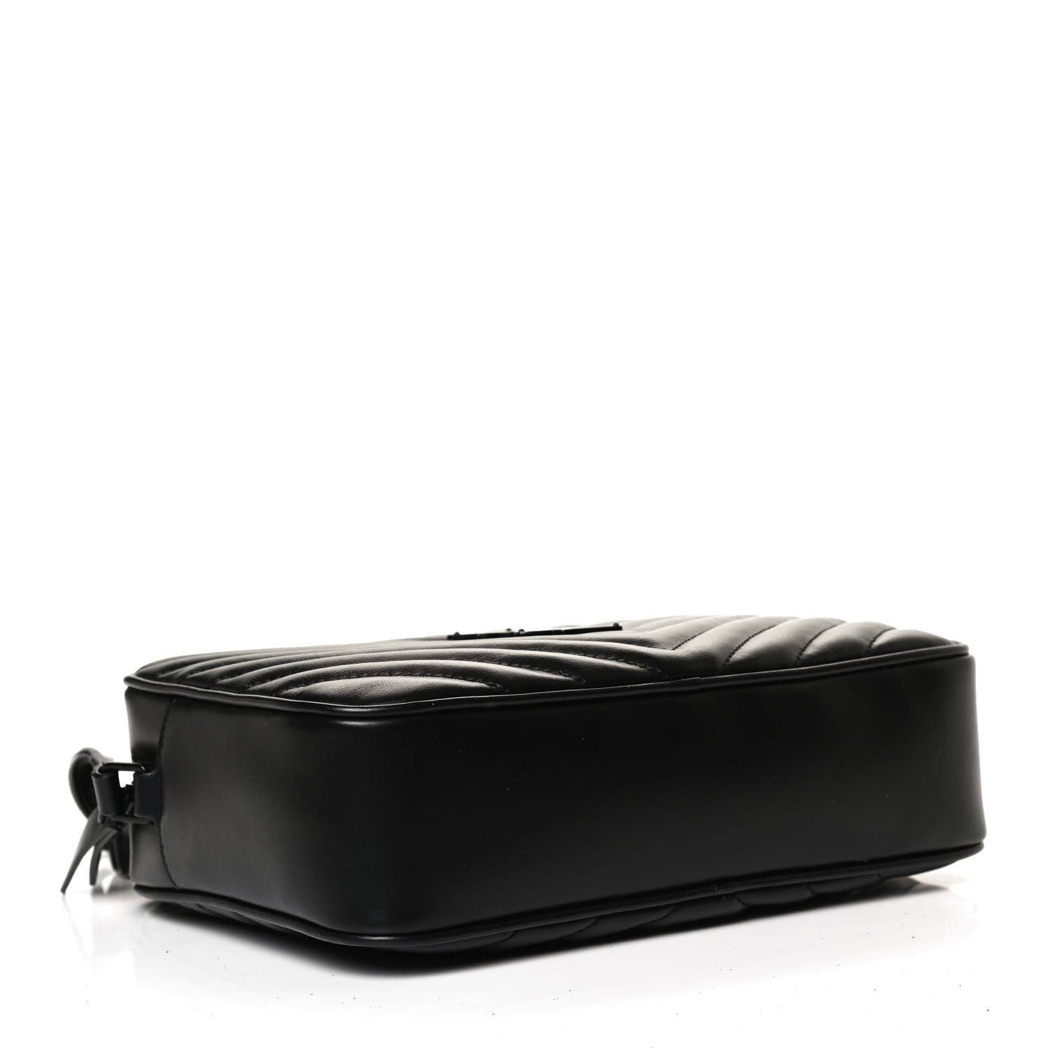 Saint Laurent Calfskin Matelasse Monogram Lou Camera Bag Black 4 of 11