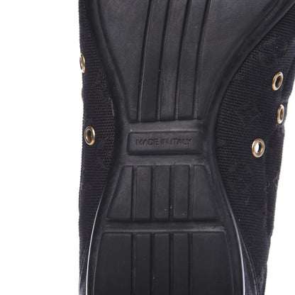 Louis Vuitton Canvas Monogram Flats 37.5 Black 9 of 9
