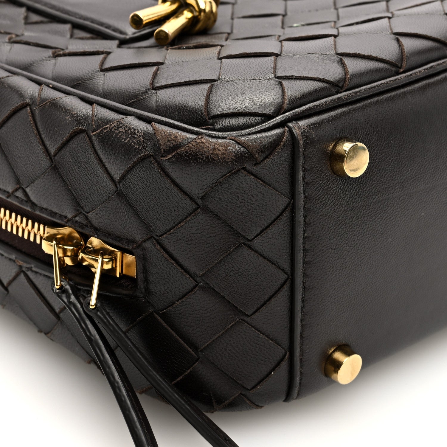 Bottega Veneta Lambskin Intrecciato Small Getaway Fondant 9 of 13