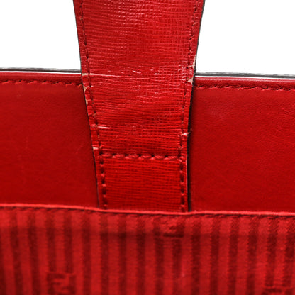 Fendi Vitello Elite Flamingo Petite 2Jours Tote Mattone 15 of 16