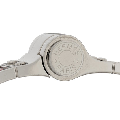 Hermes Enamel Printed Narrow Balades Equestres Positif Negatif Hinged Bracelet S 3 of 4