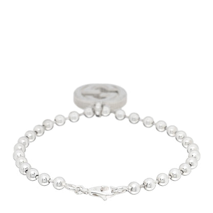 Gucci Sterling Silver Interlocking GG Bracelet 2 of 3