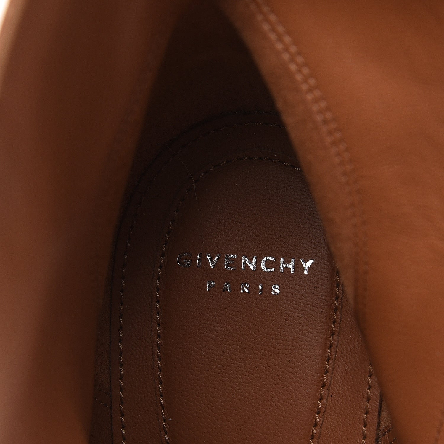 Givenchy Calfskin Strettoia Ankle Bootie 39 Caramel 7 of 9