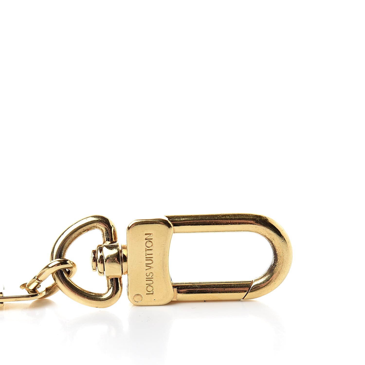 Louis Vuitton Pochette Extender Key Ring Gold 3 of 4