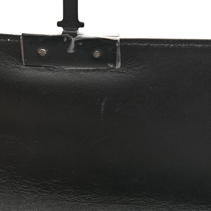 Christian Dior Crystal Calfskin 30 Checkered Montaigne Flap Bag Black White 10 of 12