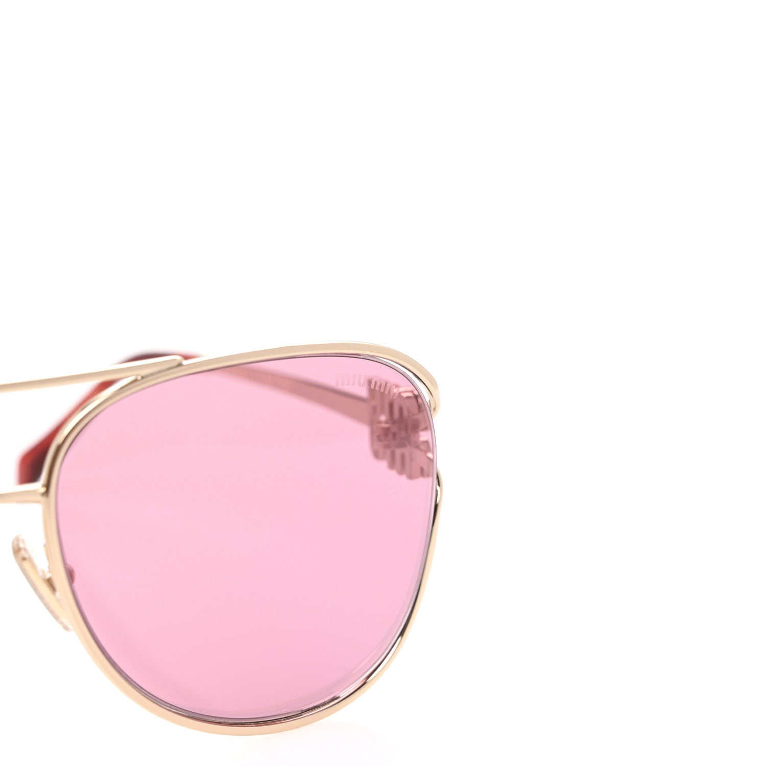 Miu Miu Metal Sunglasses SMU 52Z Pink 8 of 9