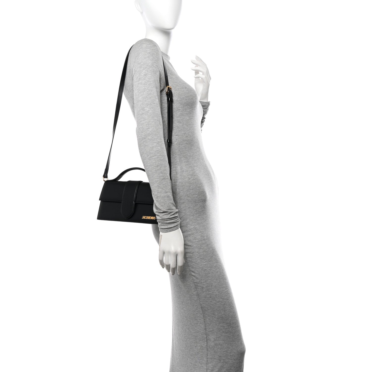 Jacquemus Smooth Calfskin Le Grand Bambino Black 2 of 9