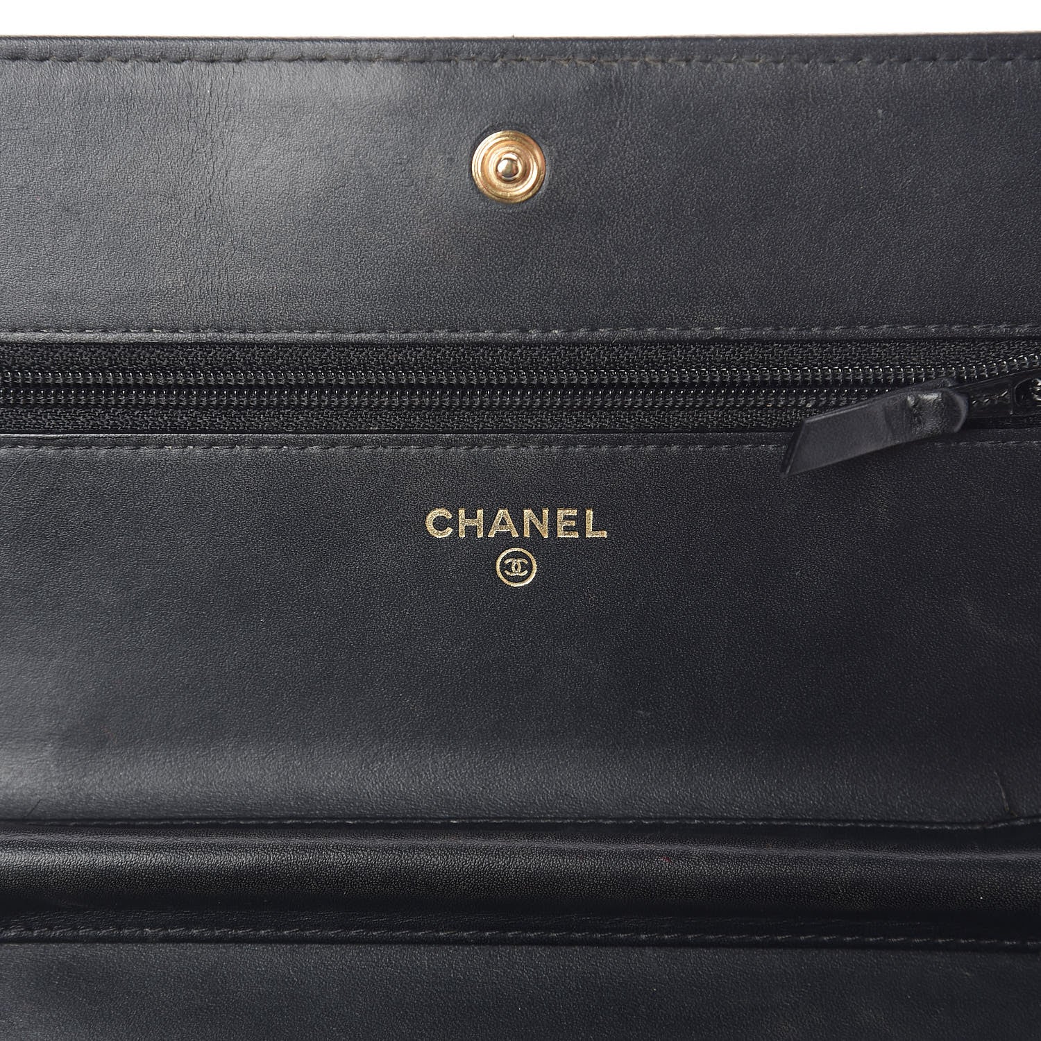 Chanel Caviar Quilted Boy Wallet On Chain WOC Black 6 of 14