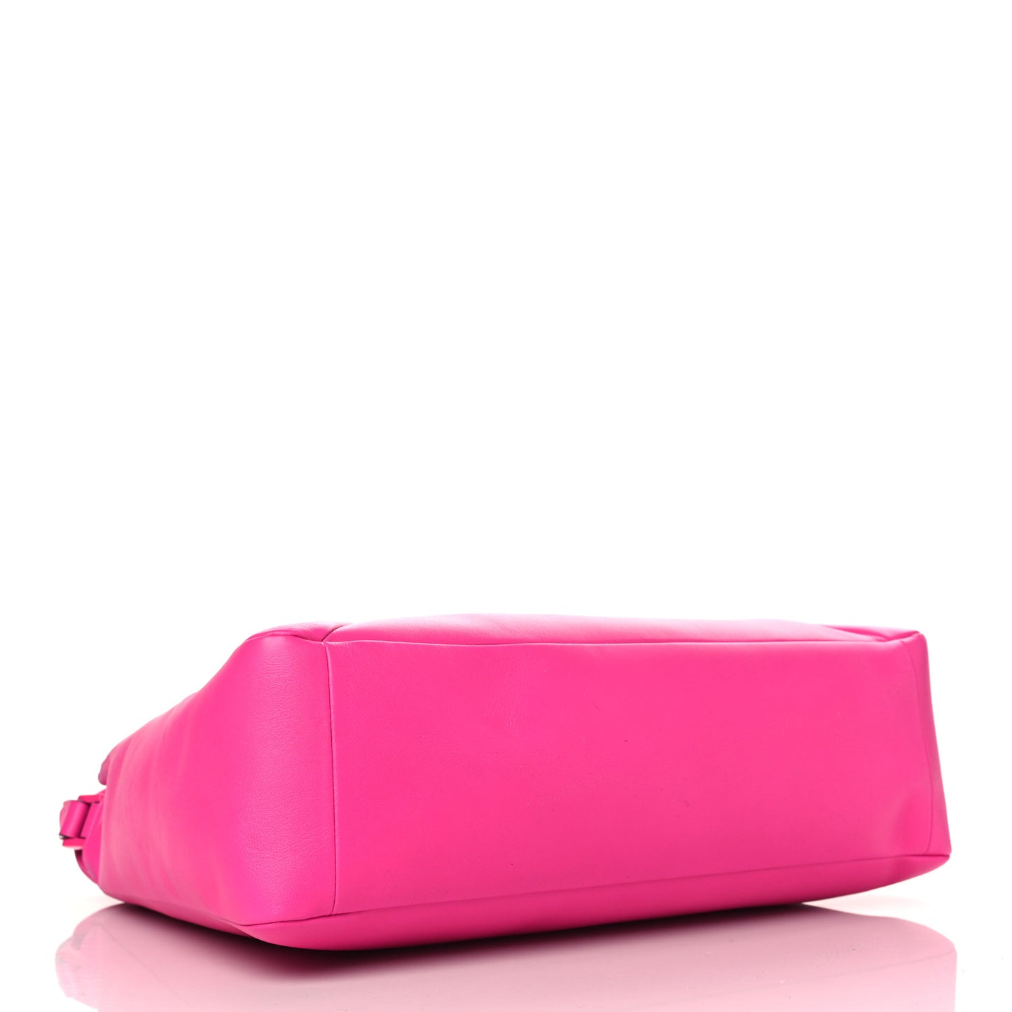 Nappa Lacquer Monochrome Maxi One Stud Hobo Pink PP