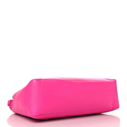 Valentino Garavani Nappa Lacquer Monochrome Maxi One Stud Hobo Pink PP 4 of 8