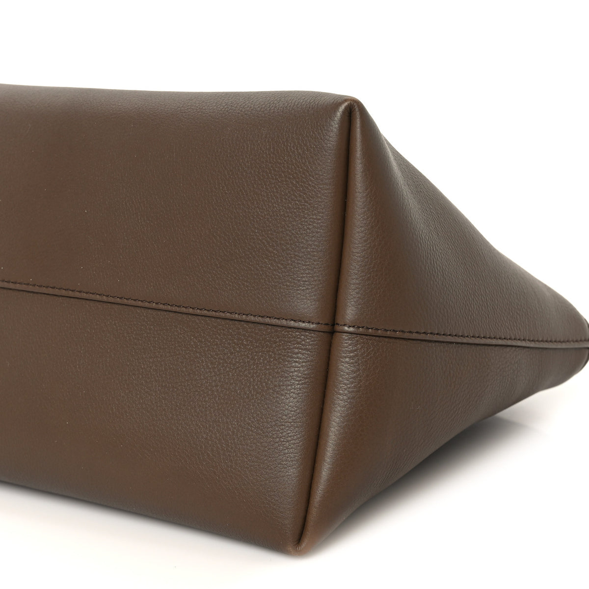 The Row Nappa Terrasse Bauletto Bag Tawny Brown 8 of 8