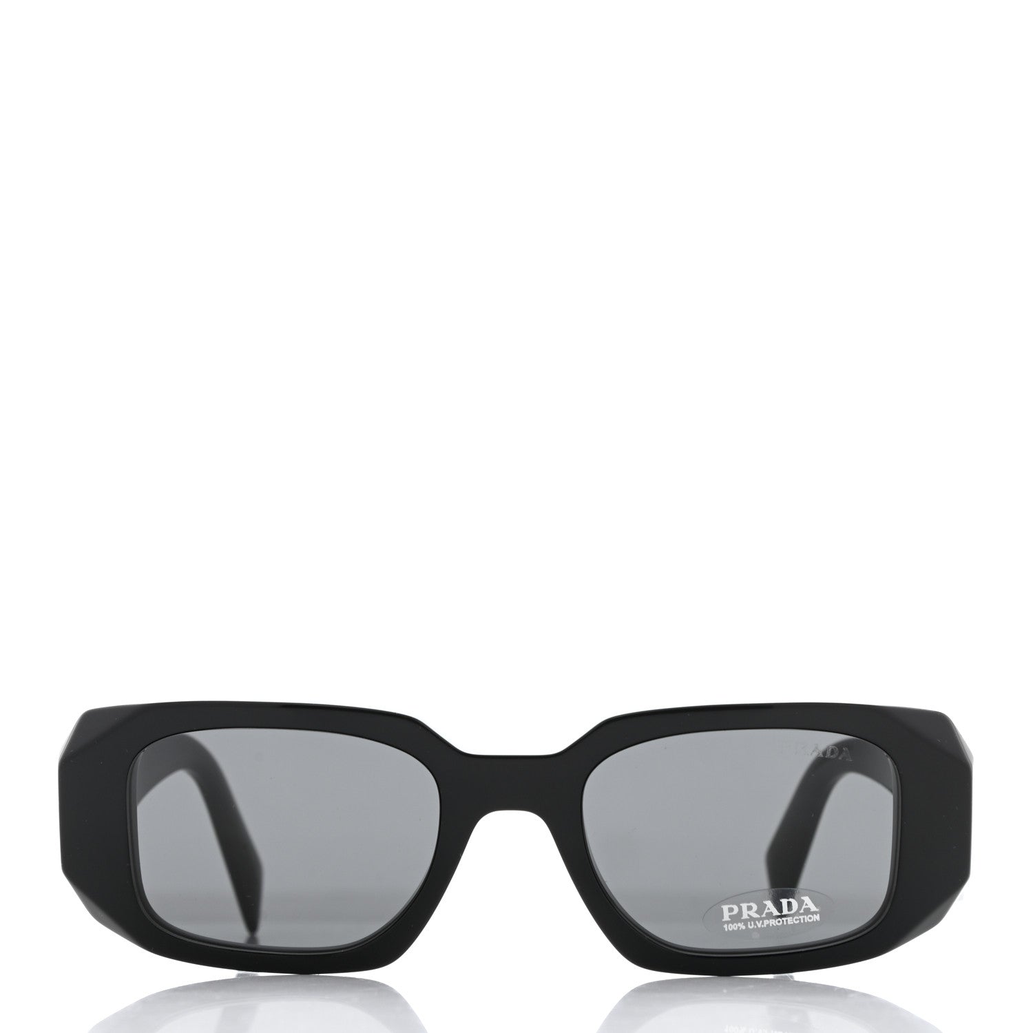Prada Acetate Symbole Sunglasses SPR 17W Black 2 of 8