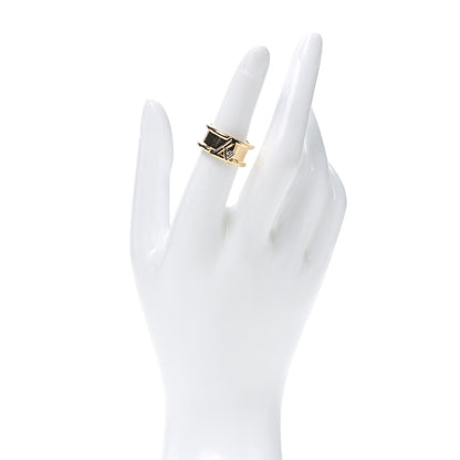 Louis Vuitton 18K Yellow Gold Diamond Volt One Band Ring 52 6 2 of 6