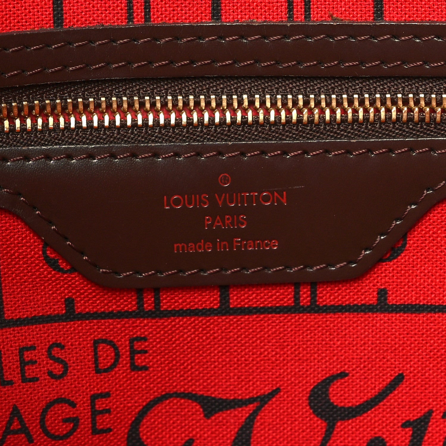 Louis Vuitton Damier Ebene Neverfull PM 6 of 11