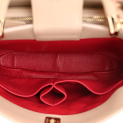 Chanel Lambskin Carry Chic Shopping Tote Beige 6 of 12