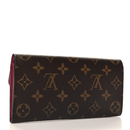 Louis Vuitton Monogram Emilie Wallet Fuchsia 3 of 8
