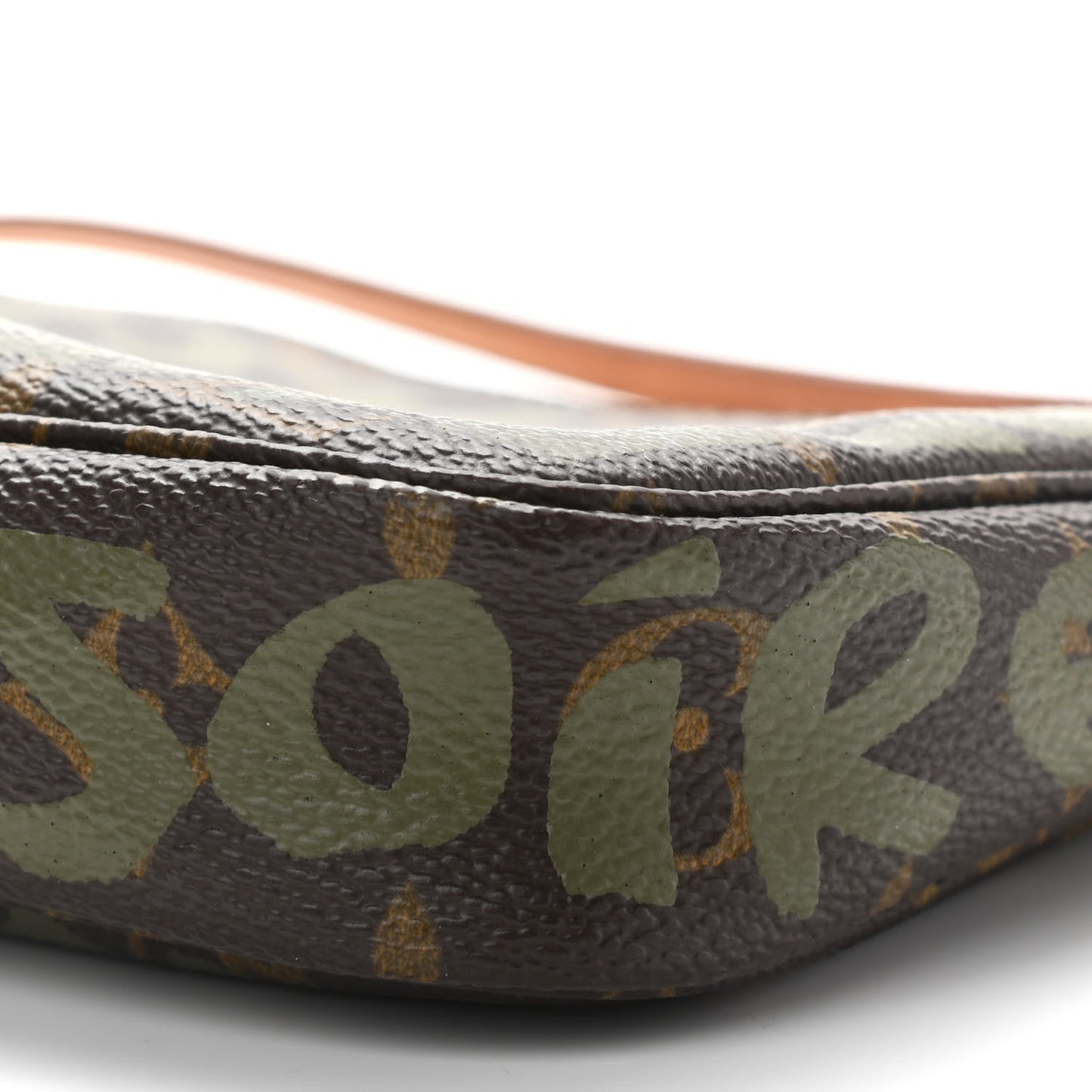Monogram Graffiti Pochette Accessories Kaki