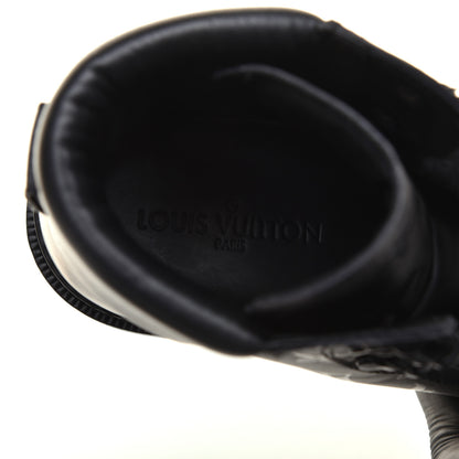 Louis Vuitton Monogram Eclipse Ankle Boots 8 Black 7 of 8