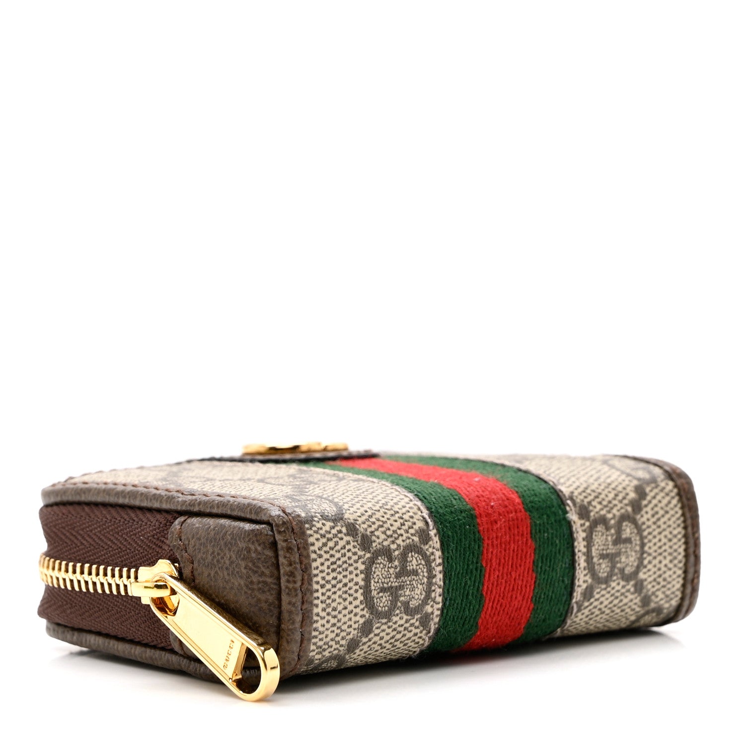 Gucci GG Supreme Monogram Web Ophidia Playing Card Case Beige New Acero 5 of 8