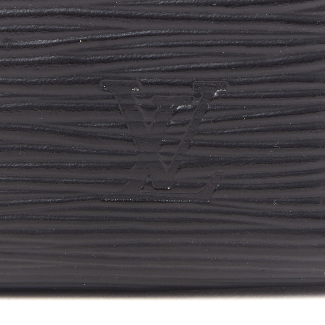 Louis Vuitton Epi Clemence Wallet Black 8 of 9