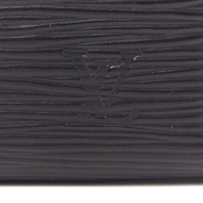 Louis Vuitton Epi Clemence Wallet Black 8 of 9