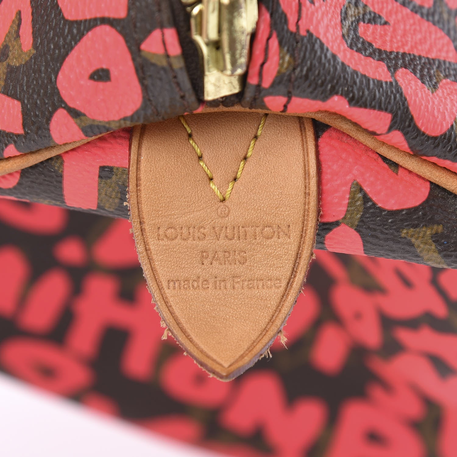 Louis Vuitton Monogram Graffiti Speedy 30 Fuchsia 6 of 12