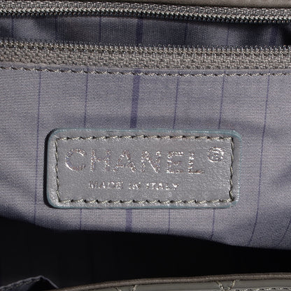 Chanel Glazed Calfskin Mademoiselle Lock Kelly Flap Bag Grey 5 of 7