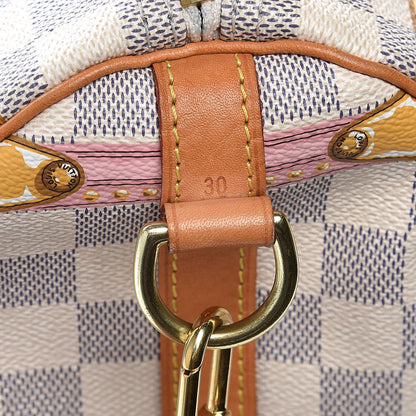 Louis Vuitton Damier Azur Summer Trunks Speedy Bandouliere 30 12 of 19