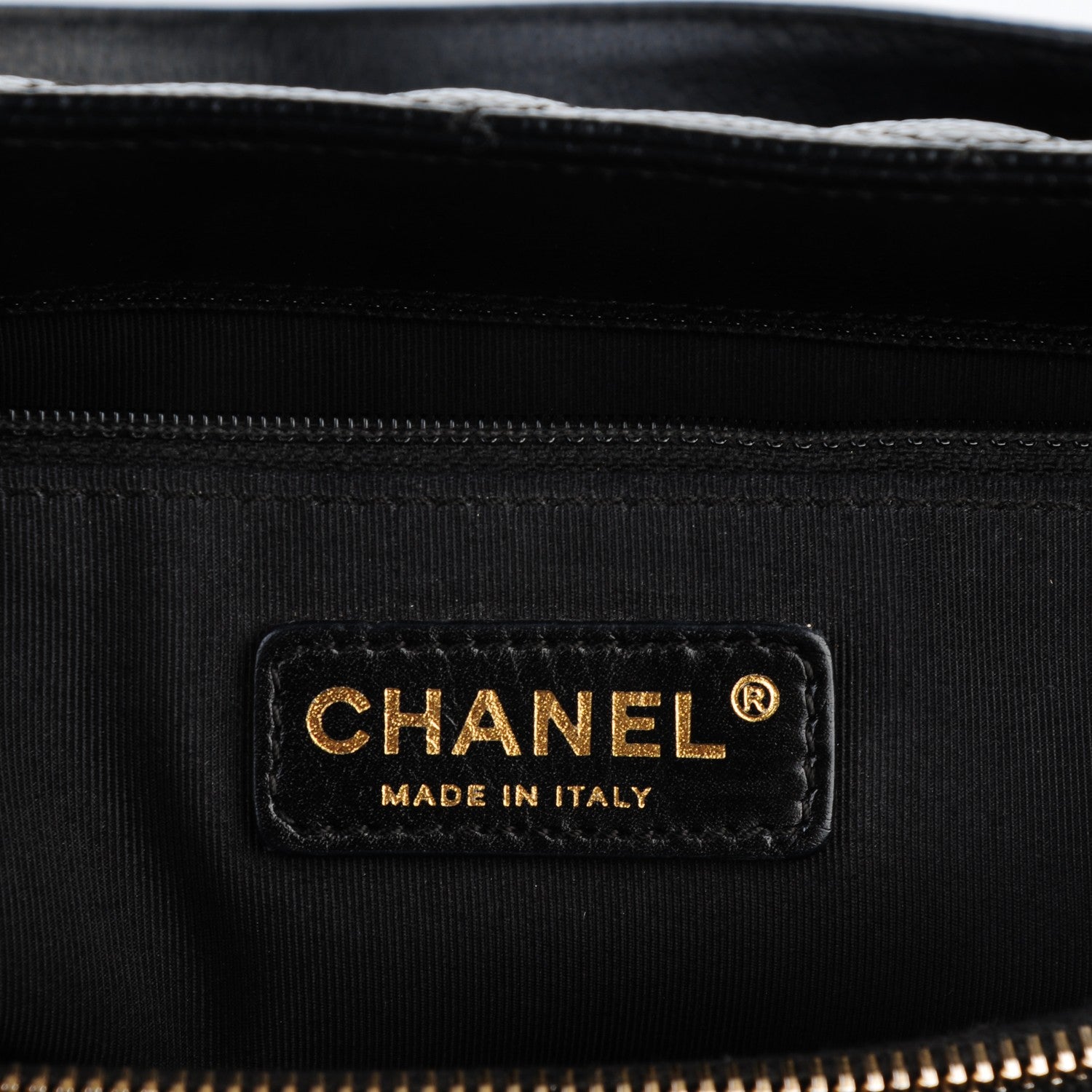 Chanel Caviar Quilted Grand Shopping Tote GST Black 6 of 7