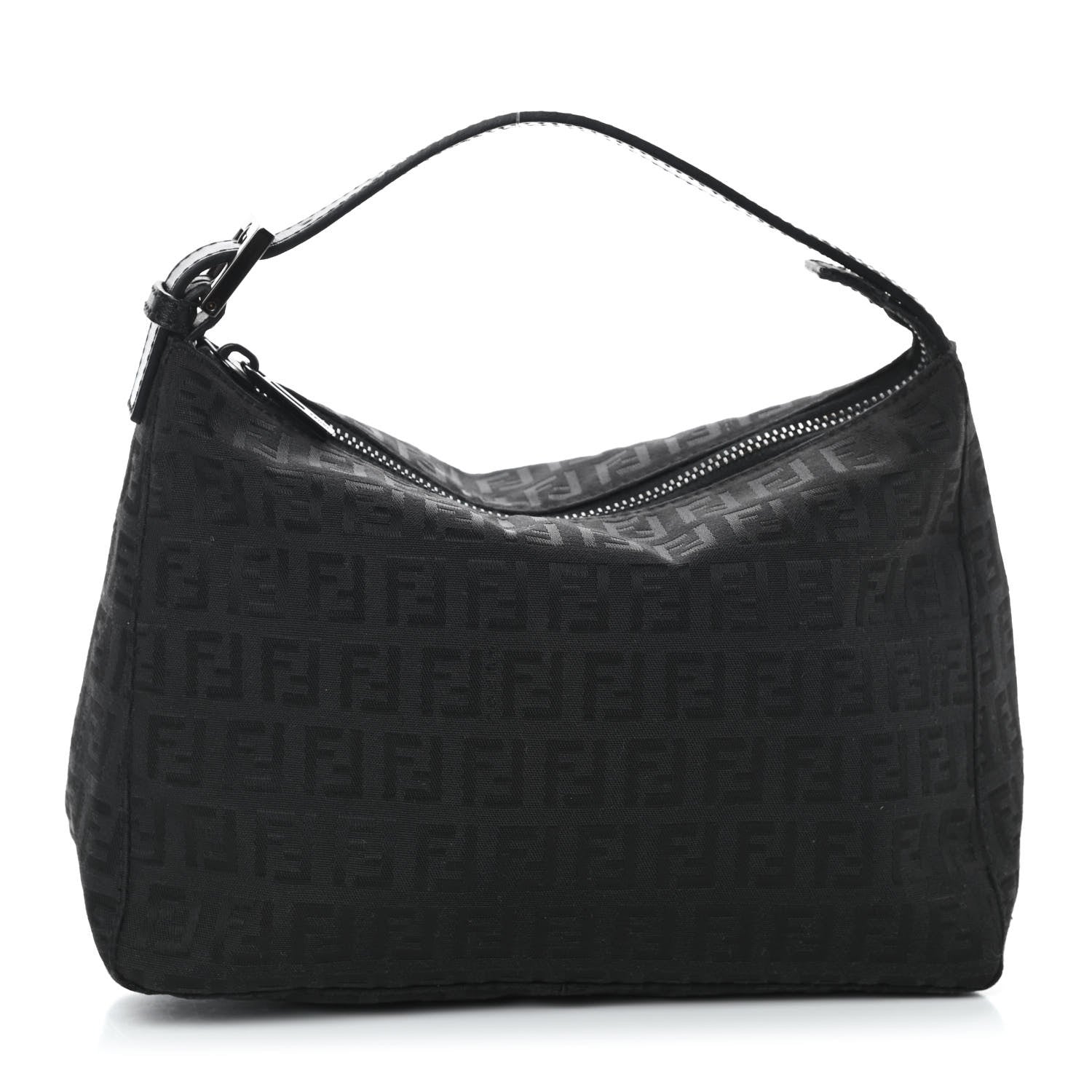 Fendi Zucchino Mini Pochette Black 1 of 8
