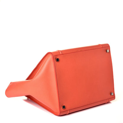 Celine Grained Calfskin Medium Phantom Luggage Coral 4 of 8