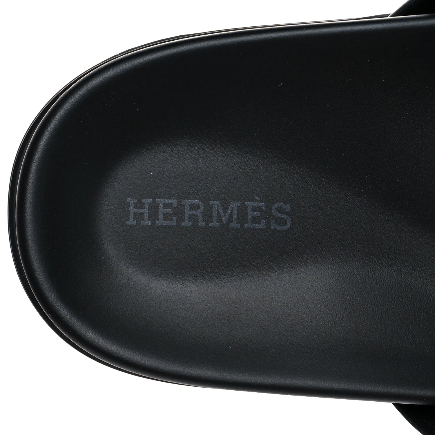 Hermes Calfskin Womens Chypre Sandals 39 Black 6 of 9