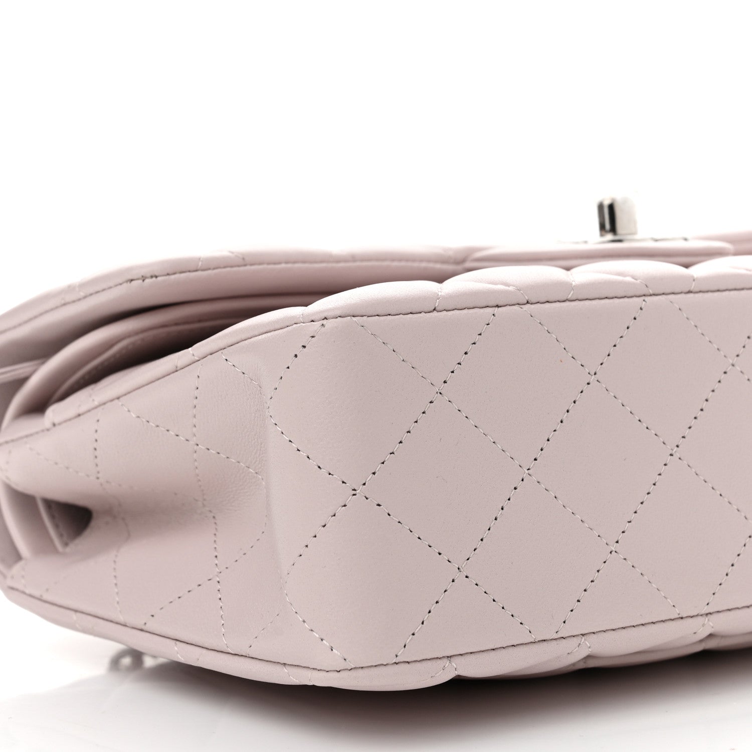 Chanel Lambskin Quilted Small Double Flap Light Purple 9 of 10