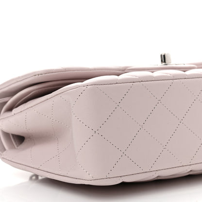 Chanel Lambskin Quilted Small Double Flap Light Purple 9 of 10